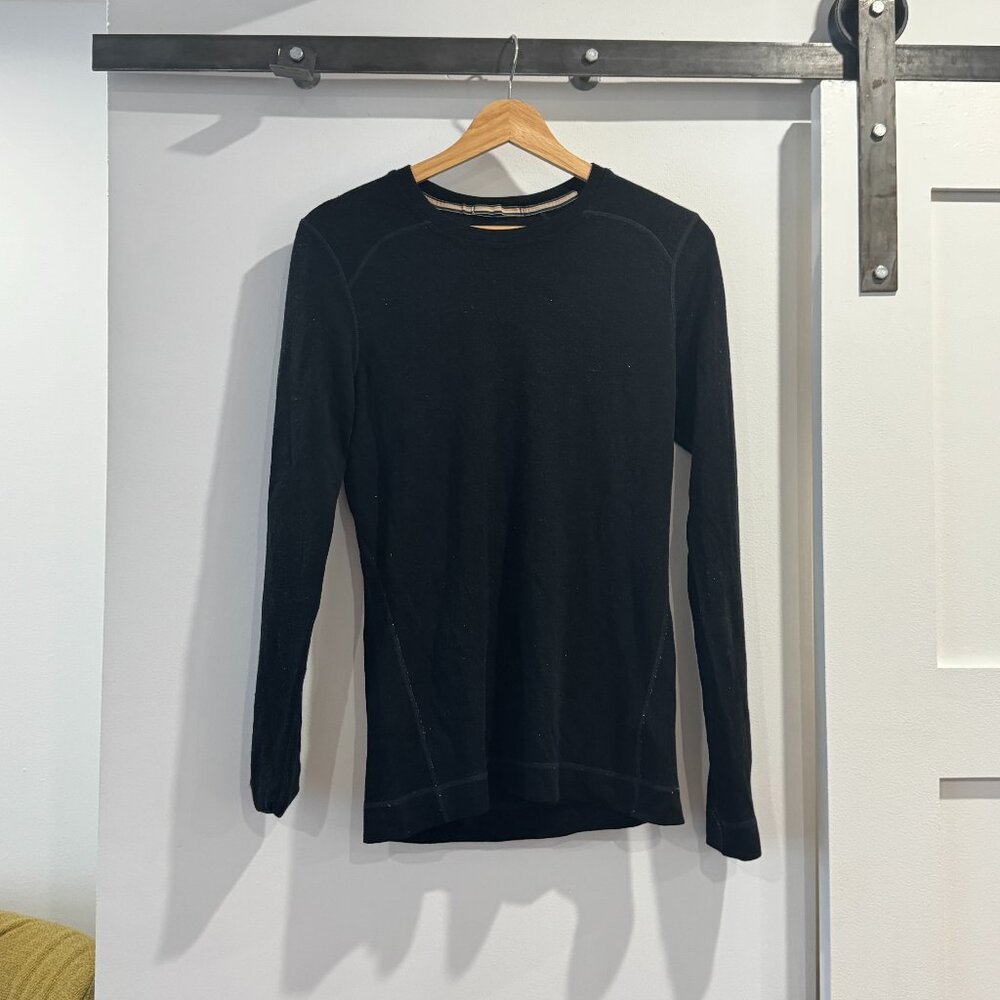 Smartwool Base Layer - 100% Merino Wool Top | Black